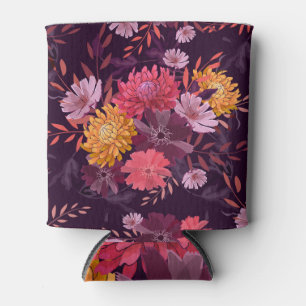 Floral Vintage: Autumn Garden Splendour Can Cooler