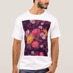 Floral Vintage: Autumn Garden Splendour T-Shirt