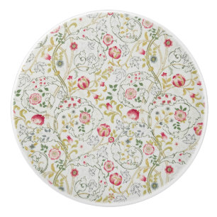 Floral Vintage Drawer Knob   Wildflower Botanical