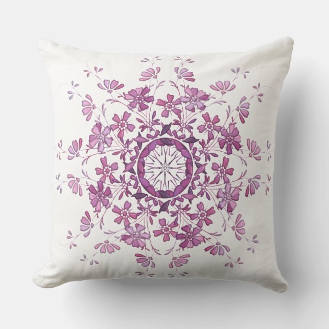 floral vintage element cushion (Front)