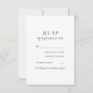 floral vintage navy wedding rsvp card