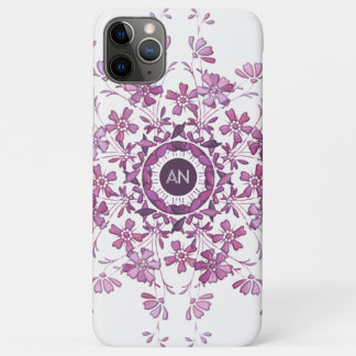 floral vintage purple mandala Case-Mate iPhone case