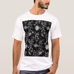 Floral vintage: seamless invitation background. T-Shirt