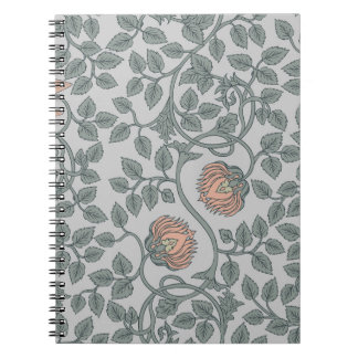 Floral vintage seamless pattern,  retro wallpapers notebook