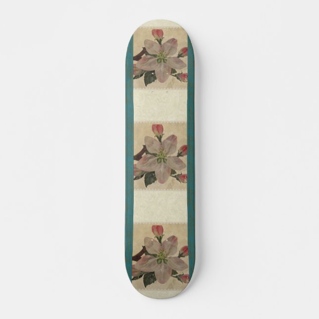 Floral:Vintage Skateboard (Front)