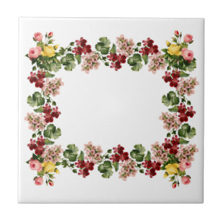 Floral Vintage tile
