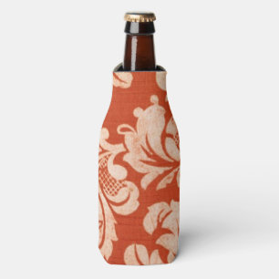 Floral vintage wallpaper background bottle cooler