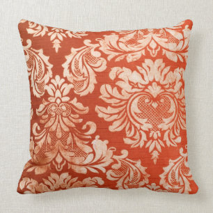 Floral vintage wallpaper background cushion