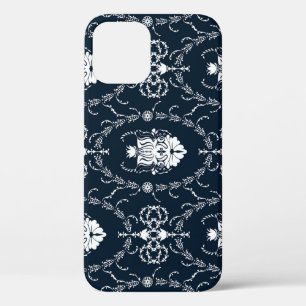 Floral Vintage Wallpaper Seamless Background iPhone 12 Case