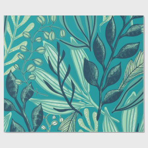Floral Vintage Watercolor Elegant Wrapping Paper