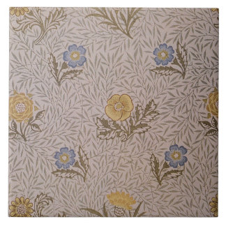 Floral Vintage William Morris Powdered Wallpaper Tile