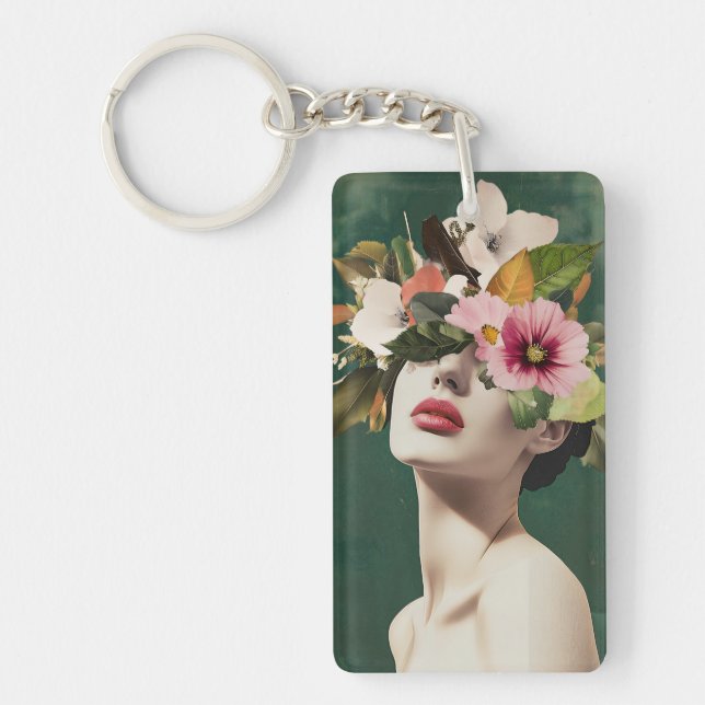Floral Visions Key Ring (Front)