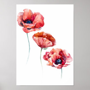 Floral wall art poster