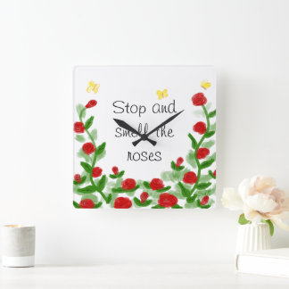 Floral Wall Clock