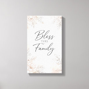 Floral Wall Deco Canvas Print