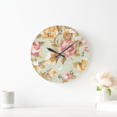Floral Wall Decor Clock (Home)