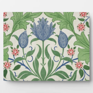 Floral wallpaper design plaque