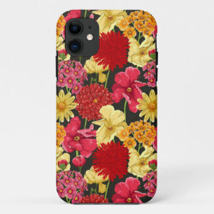Floral wallpaper in watercolor style Case-Mate iPhone case