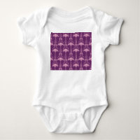 Floral Wallpaper Pink Violet Design