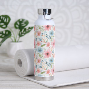 Floral Water Bottle