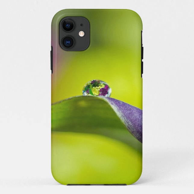 floral water droplet Case-Mate iPhone case (Back)