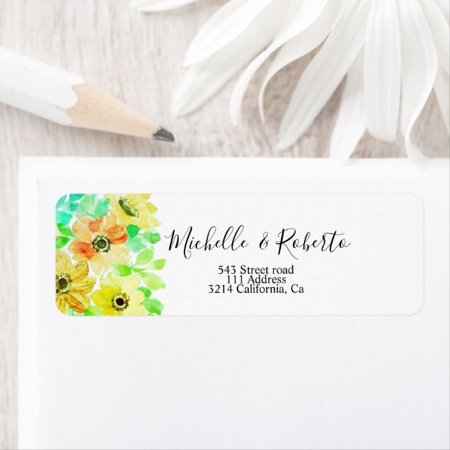 Floral water yellow green (Insitu)