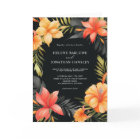Floral Watercolor Botanical Tropical Wedding