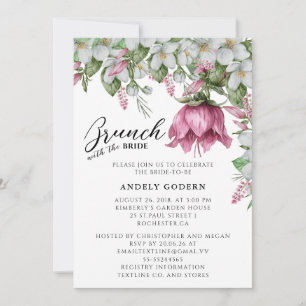 Floral Watercolor Bridal Shower Invitation