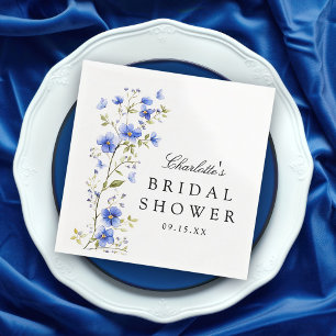 Floral Watercolor Bridal Shower Napkin