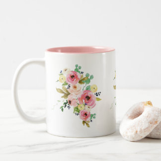 Floral Watercolor Ceramic Mug