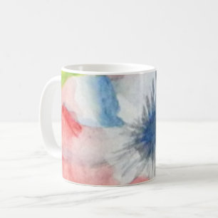 Floral Watercolor Coffee Tea Mug