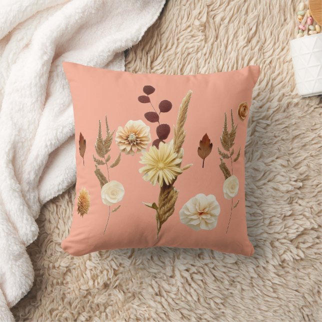 Floral Watercolor Design – Elegant and Artistic Gi Cushion (Blanket)