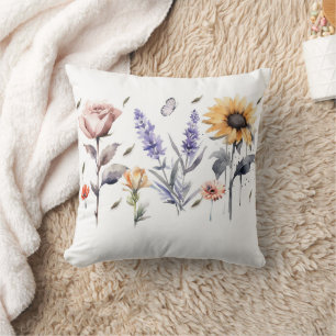 Floral Watercolor Design – Elegant and Artistic Gi Cushion