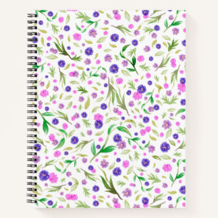 Floral Watercolor Notebook Journal for Moms