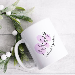 Floral Watercolor Pink Coffee Mug