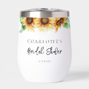 Floral Watercolor Sunflower Bridal Shower