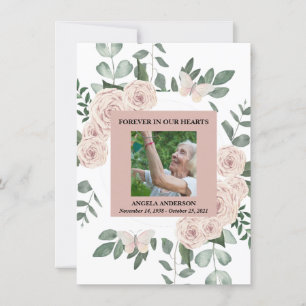 Floral Watercolor Sympathy Thank You Card