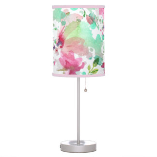 Floral Watercolor Table lamp