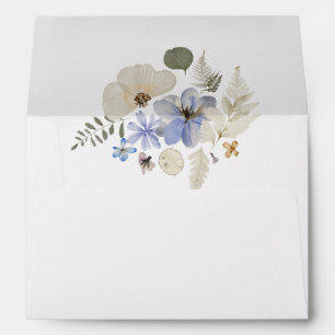 Floral Watercolor Wedding Invitation Envelope