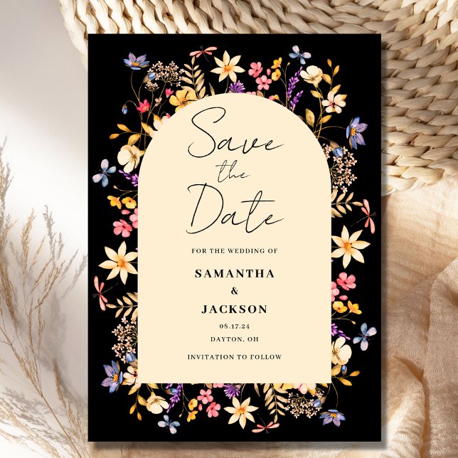 Floral Watercolor Wedding  Save The Date (Creator Uploaded)