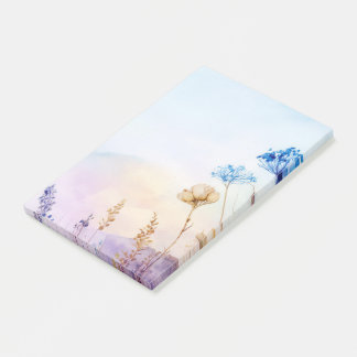Floral watercolour notepad