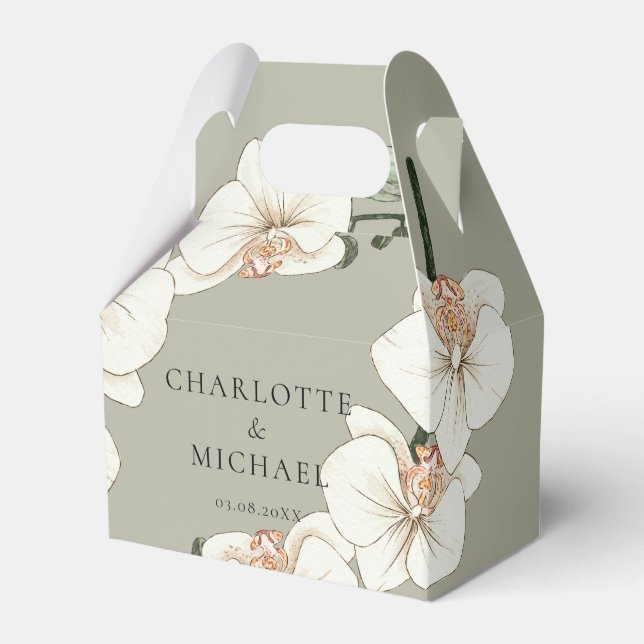 Floral Wedding Box gift box (Front Side)