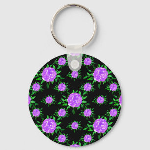Floral Wedding Dresses Key Ring