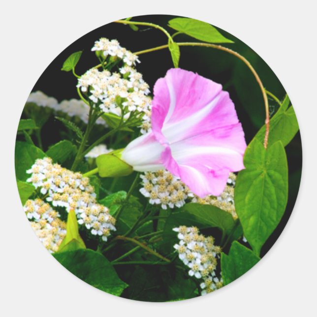 Floral Wedding Envelope Seal Sticker (Front)