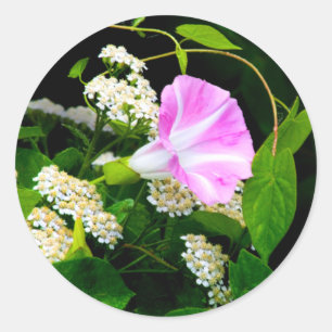 Floral Wedding Envelope Seal Sticker Large