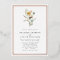 Floral Wedding Foil Invitation