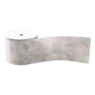 Floral Wedding Grosgrain Ribbon