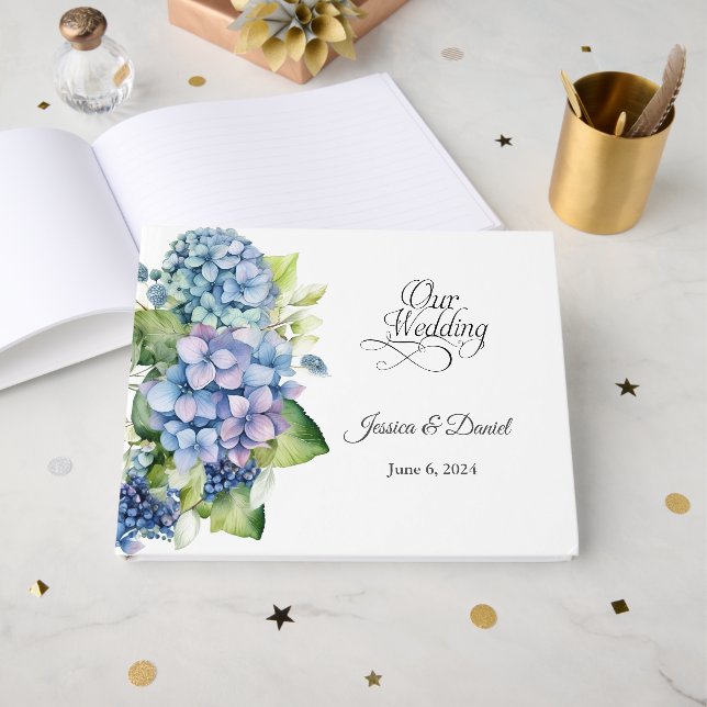 Floral Wedding     Guest Book (Front Open)