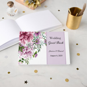 Floral Wedding  Guest Book