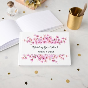 Floral Wedding  Guest Book